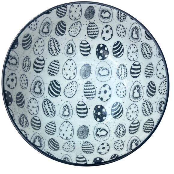 Coco & Lola Premium Collection Pair of Bowl Raster Bunny & Eggs Whimsical - Picture 3 of 8